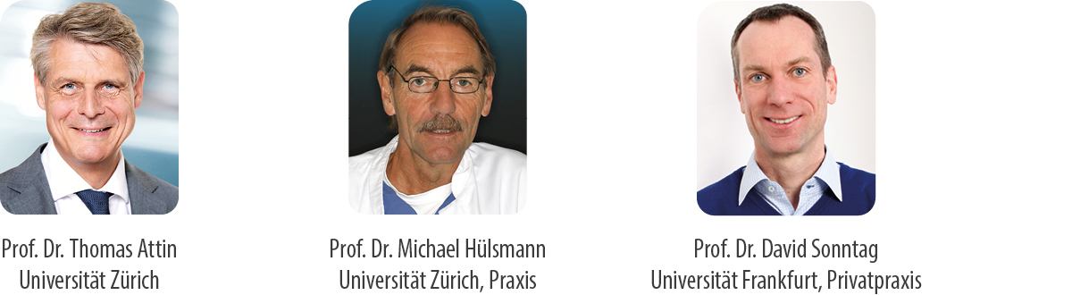 Prof. Dr. Michael Hülsmann, Prof. Dr. David Sonntag, Prof. Dr. Thomas Attin